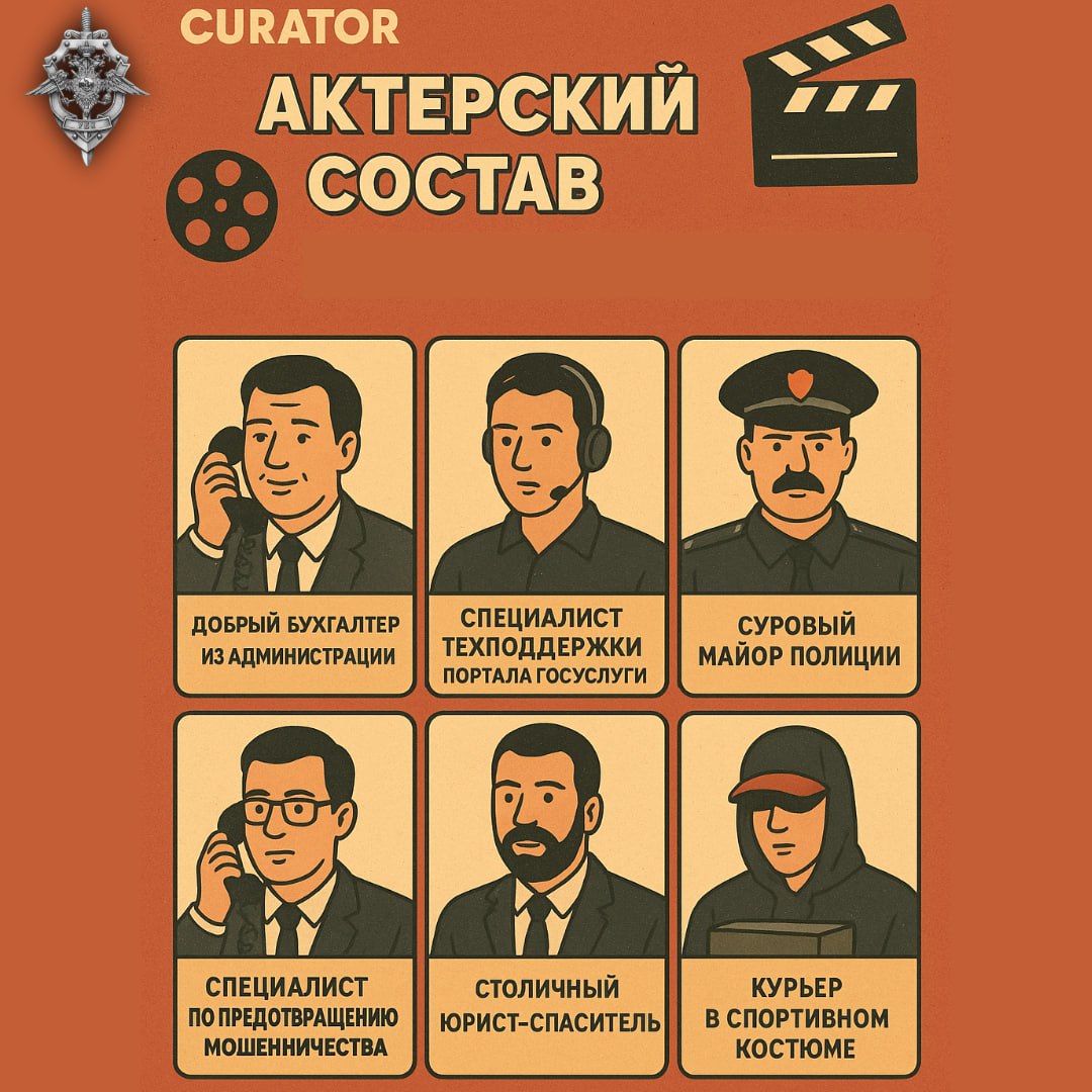 Актёрский состав мошенников